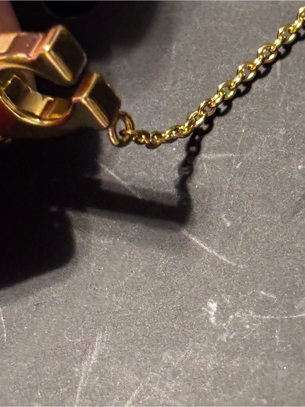 Coach Gold Crystal 'C' Logo Pendant Necklace - Picture 7 of 8